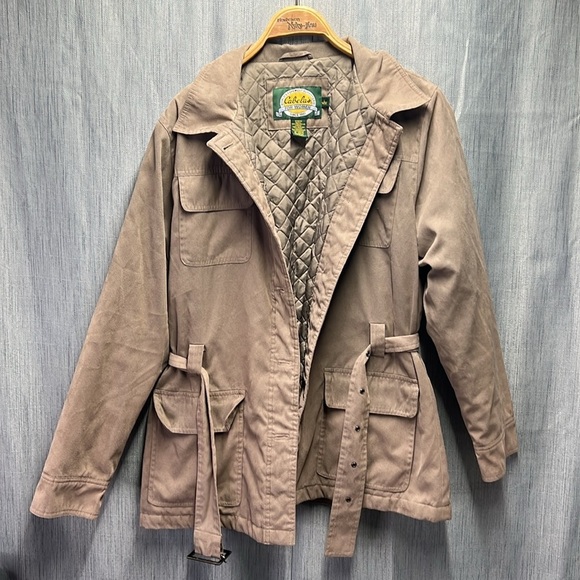 Cabelas sued like winter jacket size Large - Picture 2 of 10